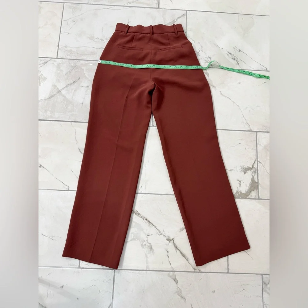 Aritzia's Wilfred The Effortless Pants in Spice, Size 0, Inseam Is 31.5 Inches. - Picture 6 of 8